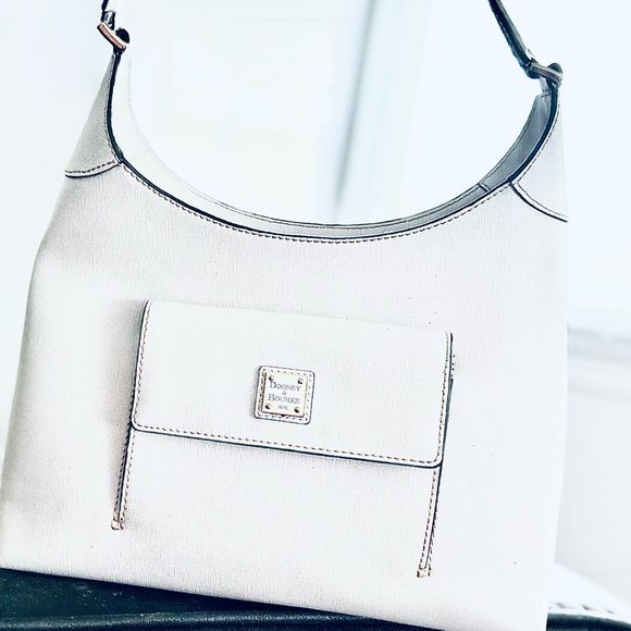 Dooney & Bourke Saffiano Hobo Small Shoulder Bag - Picture 1 of 5